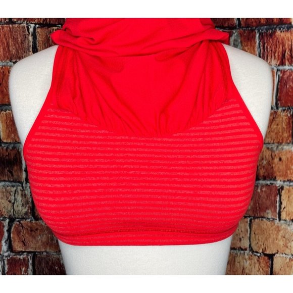 Lululemon No Limits Yoga Tube Tank Racerback Bra Top Shirt Size 6 Pink - Picture 6 of 7